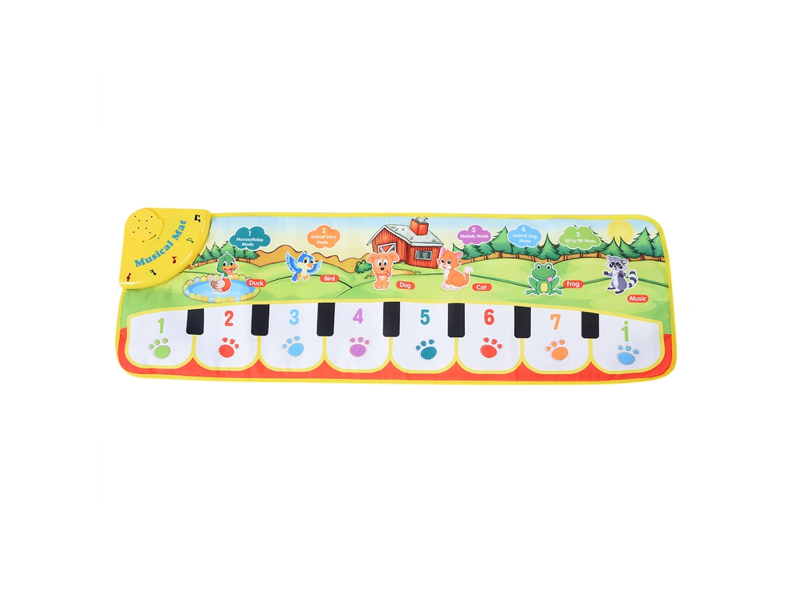 Dan26-alfombra Musical Para Bebé 90x27cm Alfombra De Piano Para Niños Juguete Educativo Regalo