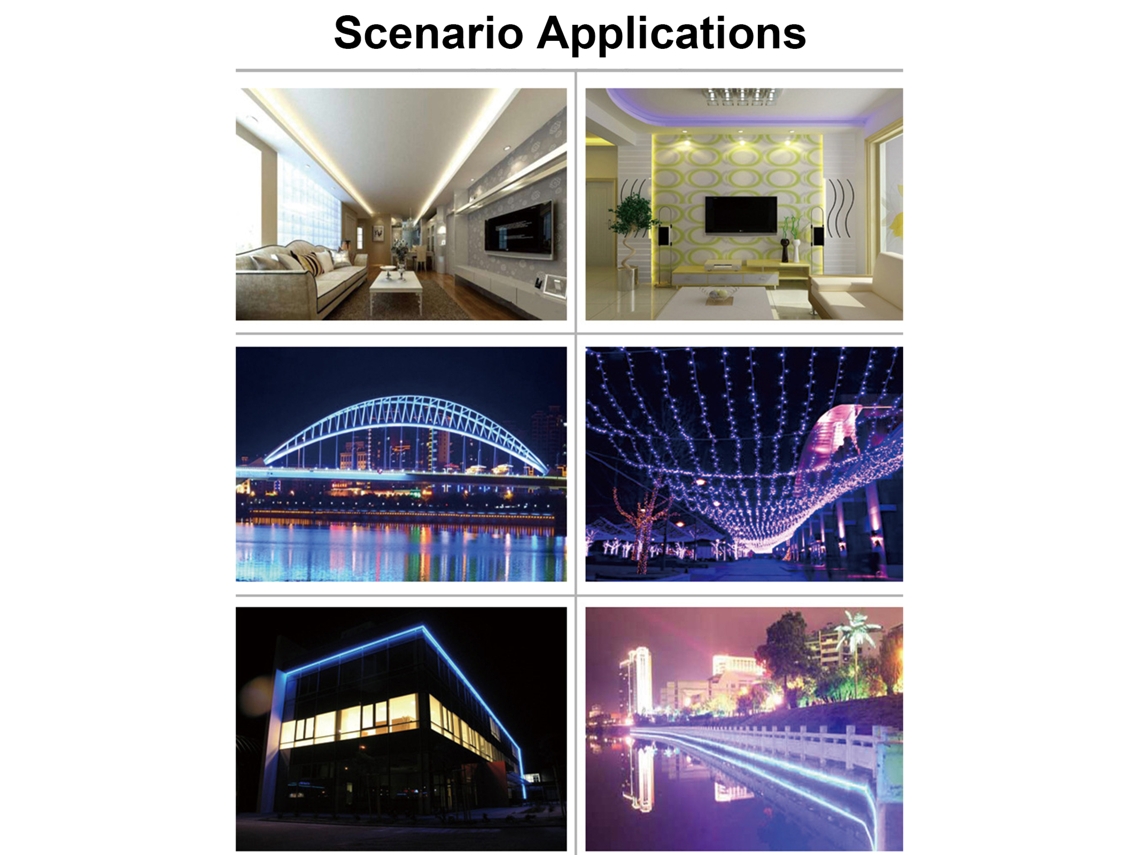 2026-controlador De Tiras Led Rgb Con Control Remoto Inalámbrico 17 Teclas Para Luces Led 5050 3528 5630