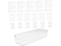61 Bolsitas Transparentes Autosellantes Joyas Tamaños Grande Mediano Pequeño Plástico Resistente Ideales