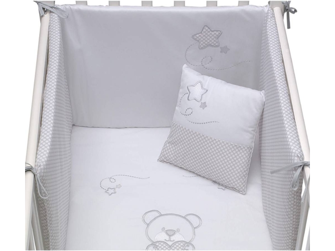 Protector De Cuna PEKEBABY Cuore Blanco