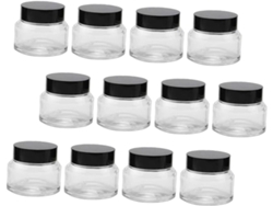 Conjunto De 12 Potes E Recipientes Para Cremes Cosméticos, Frascos Para Armazenamento.