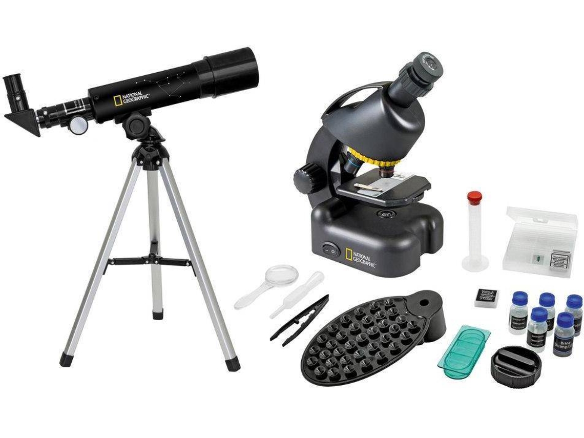 Telescopio BRESSER National Geographic 50/360 AZ con Microscopio
