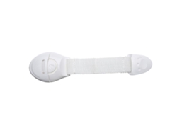 Cerradura de seguridad invisible para cajones y armarios - Blanca
