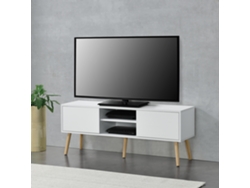 Mueble de TV [EN.CASA] (Aglomerado - Blanco - 120 x 30 x 47 cm)