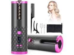 Rizador De Pelo Automático Inalámbrico Portátil Con Pantalla Lcd Para Conseguir Rizos Preciosos.