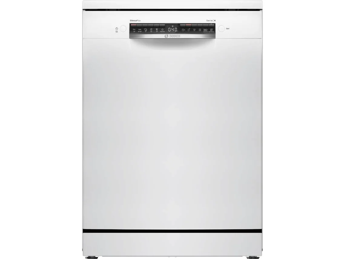 Lavavajillas BOSCH SMS4HKW08E Serie 4 (13 Servicios - 60 cm - Blanco)
