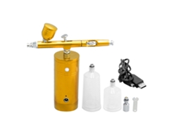 Kit De Aerógrafo Usb Portátil Recargable Con Compresor Y Pistola De 0,3 Mm Para Maquillaje, Efectos Especiales, Tatuajes Y Pintura.