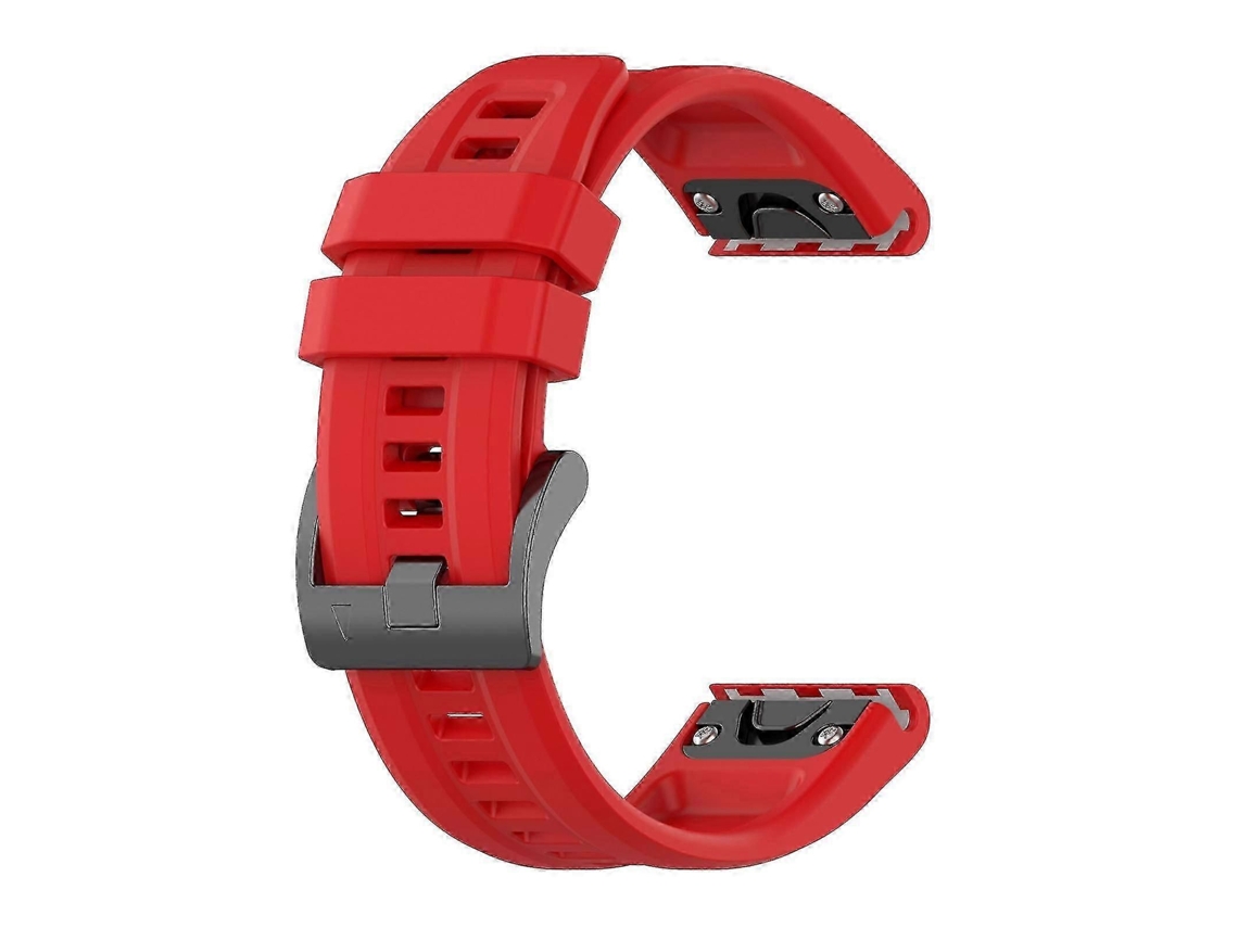 Correa de silicona de repuesto duradera compatible con el reloj inteligente Garmin Fenix ​​6 Pro.