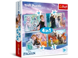 Puzzle FROZEN  frozen 4 em 1