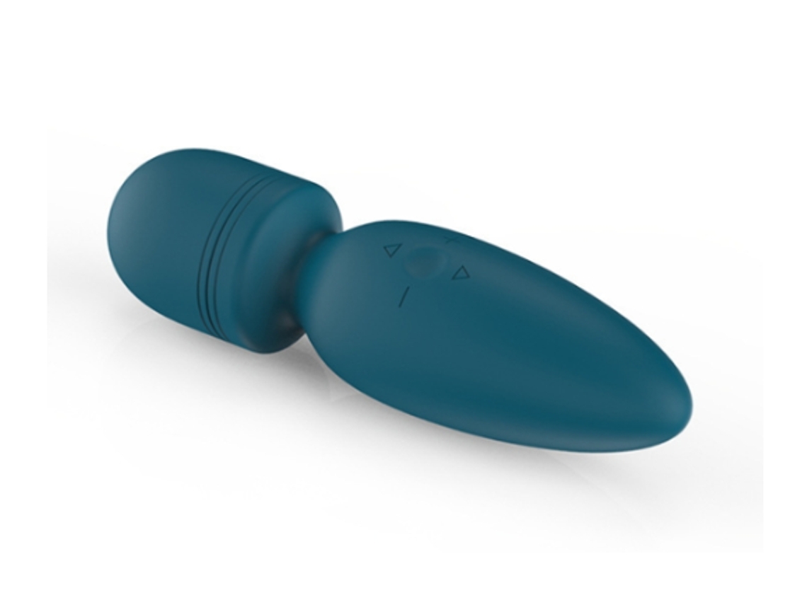 Masajeador Portátil 10 Modos Vibración Silencio Masajeador Personal Masajeador Inalámbrico De Silicona Verde YEMAESRE