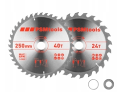 Juego de dos discos Hm 250x30mm 24/40z