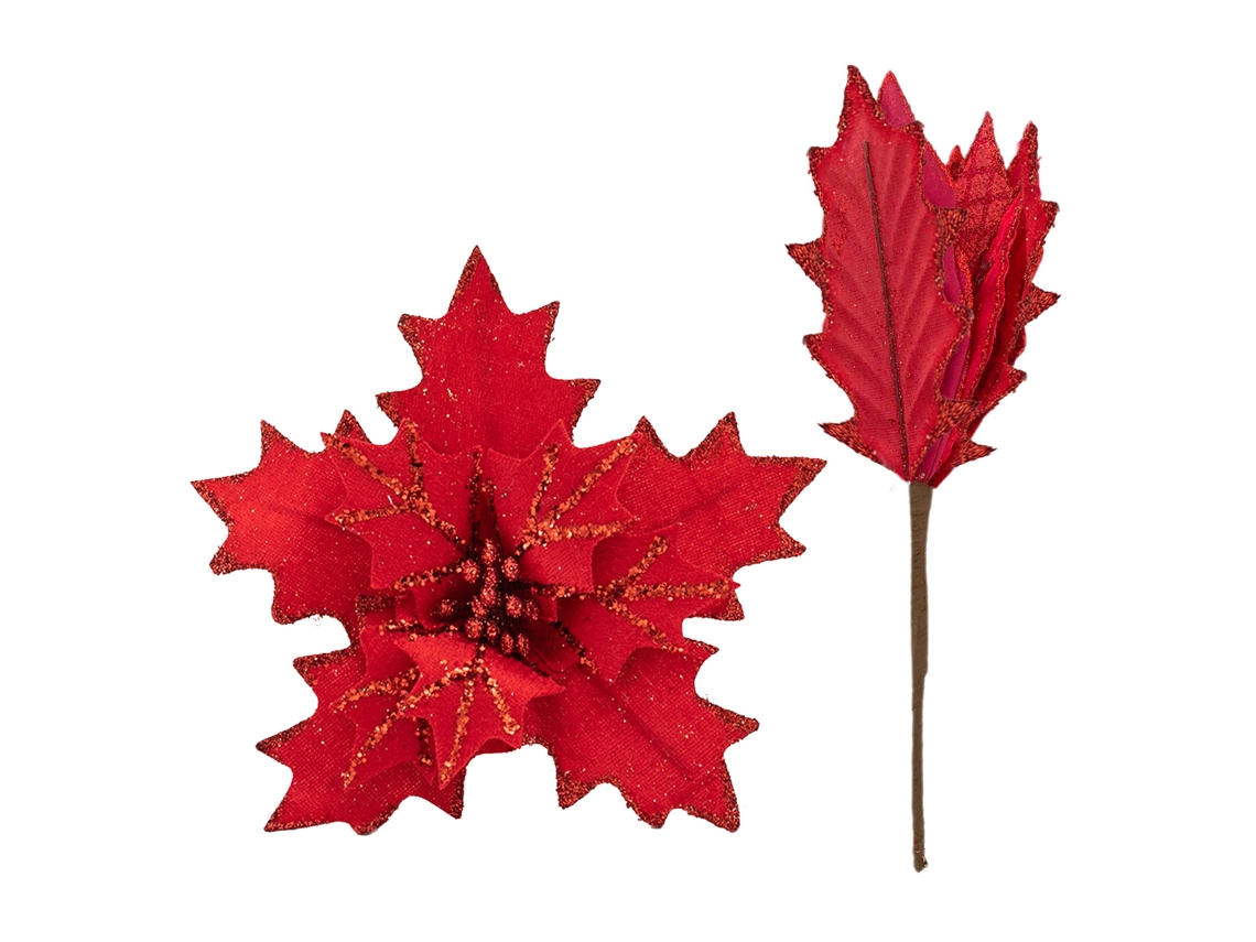 Flor artificial con tallo y pétalos retráctiles para decoración