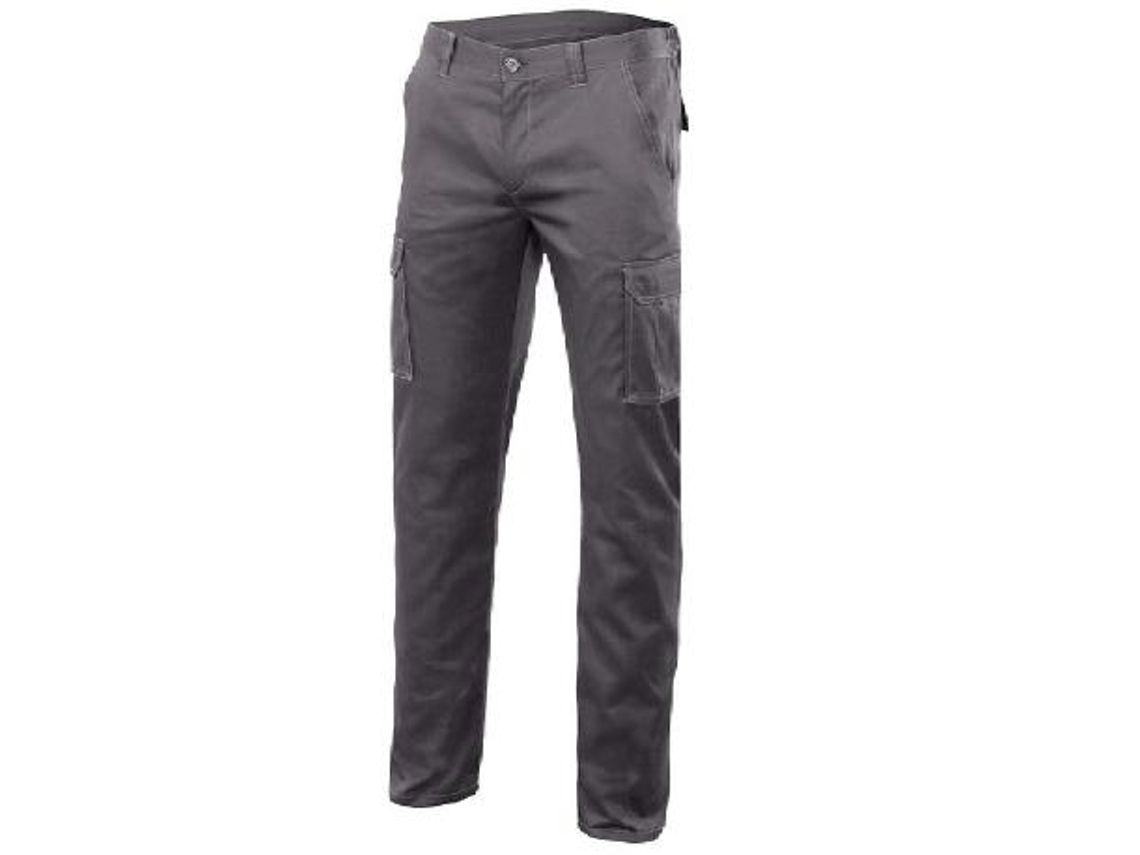Pantalon multibolsillo stretch varios colores talla 36-60 talla europea talla 36 color ropa gris claro