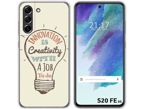 Carcasa Samsung Galaxy S21 FE 5G TUMUNDOSMARTPHONE Creativity Multicolor