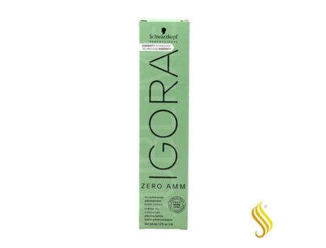 Tinte Permanente Igora Zero Amm (60 ml Rubio Oscuro Ceniza Nº 6-31) SCHWARZKOPF