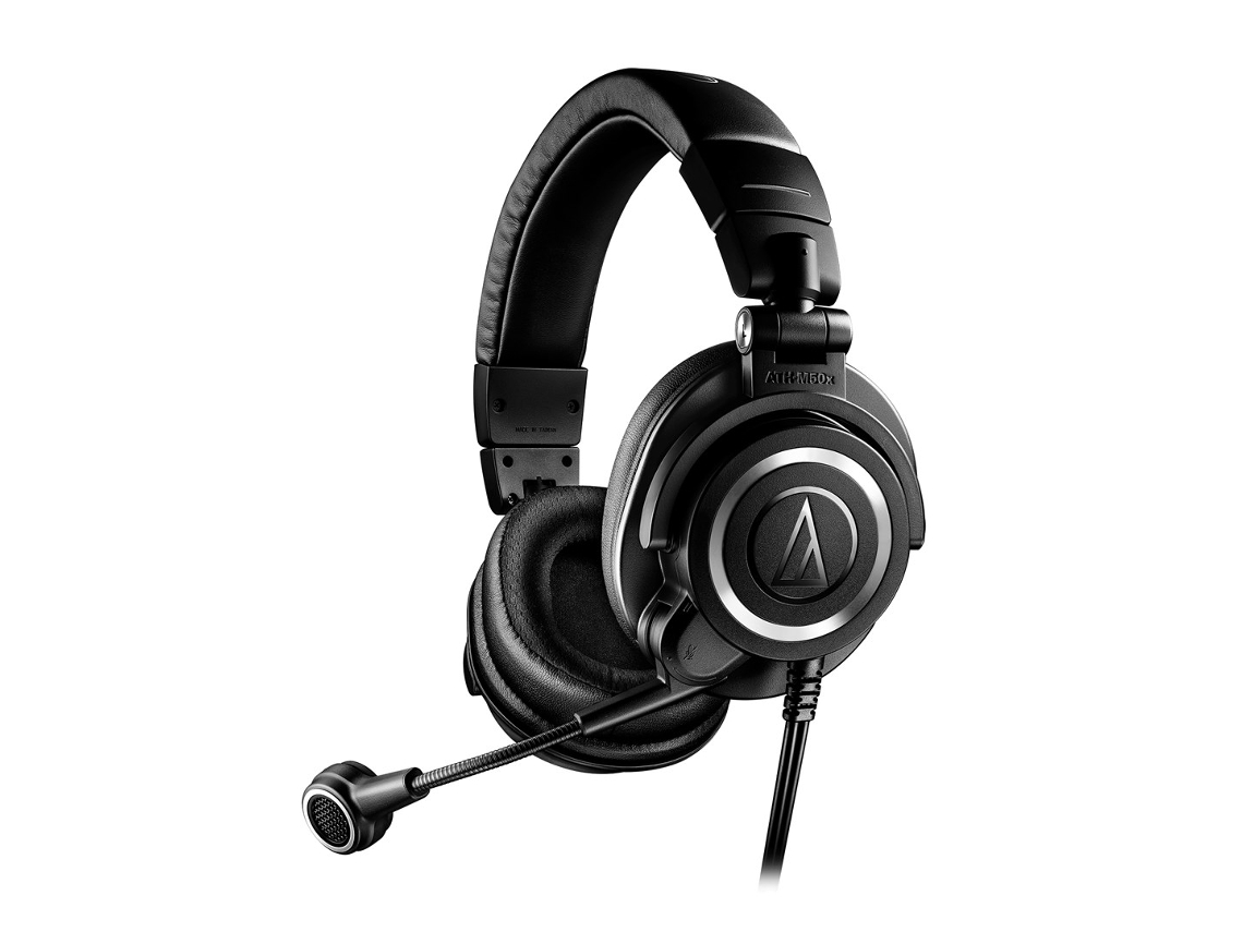 Auriculares USB AUDIO-TECHNICA Ath M50xsts con cable y diadema para juegos, color negro