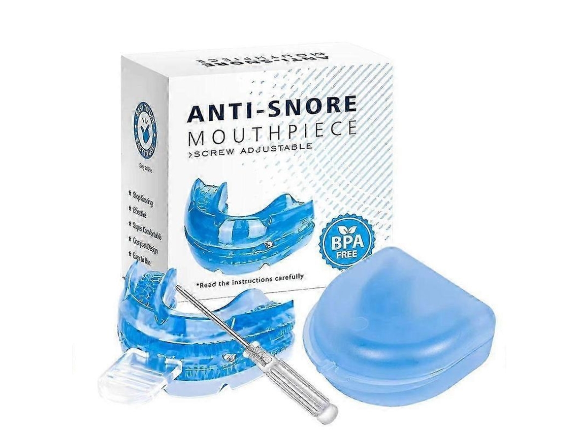 Protector Bucal Antirruido Zcomfort, Protector Bucal Antirruido Azul Zcomfort