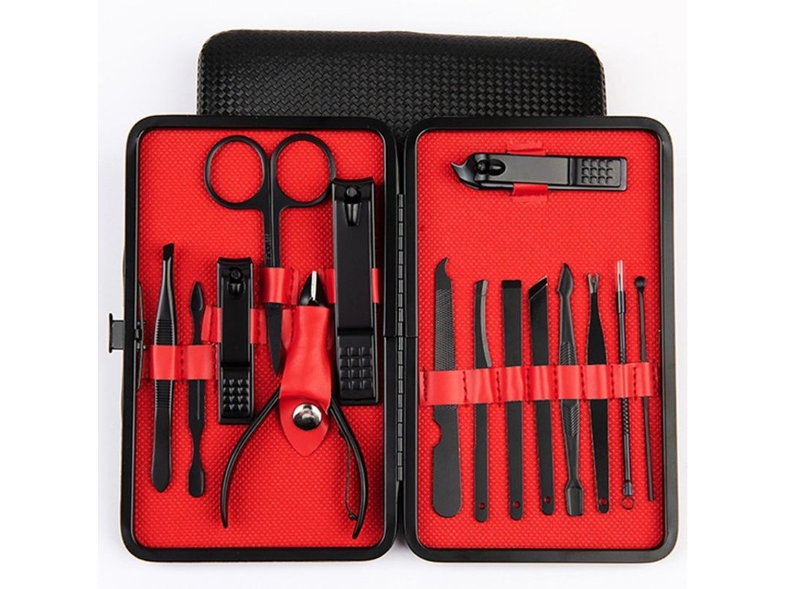 Kit De Manicura Profesional 18 En 1 Con Acero Inoxidable Para El Cuidado Personal Y Como Regalo.