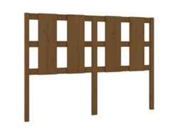 Maison Exclusive - Cabecero De Cama Madera Maciza Pino Marrón Miel 125,5x4x100 Cm