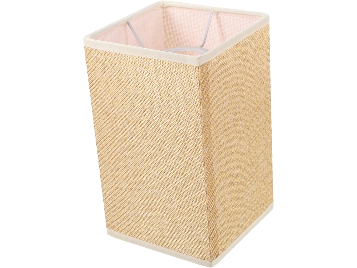 Base De Lino Beige, Bombilla E27 Para Lámparas Colgantes Y De Pared, Función Decorativa Y Protectora, Para Salón.
