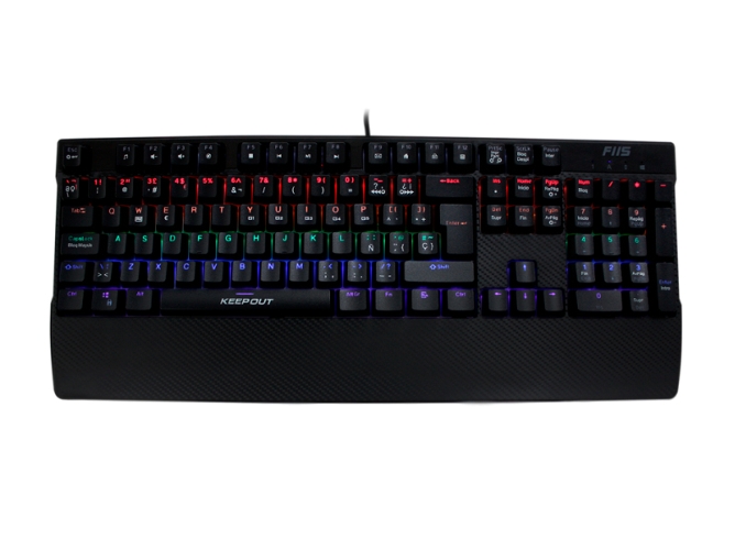 Teclado KEEPOUT f115 USB Negro