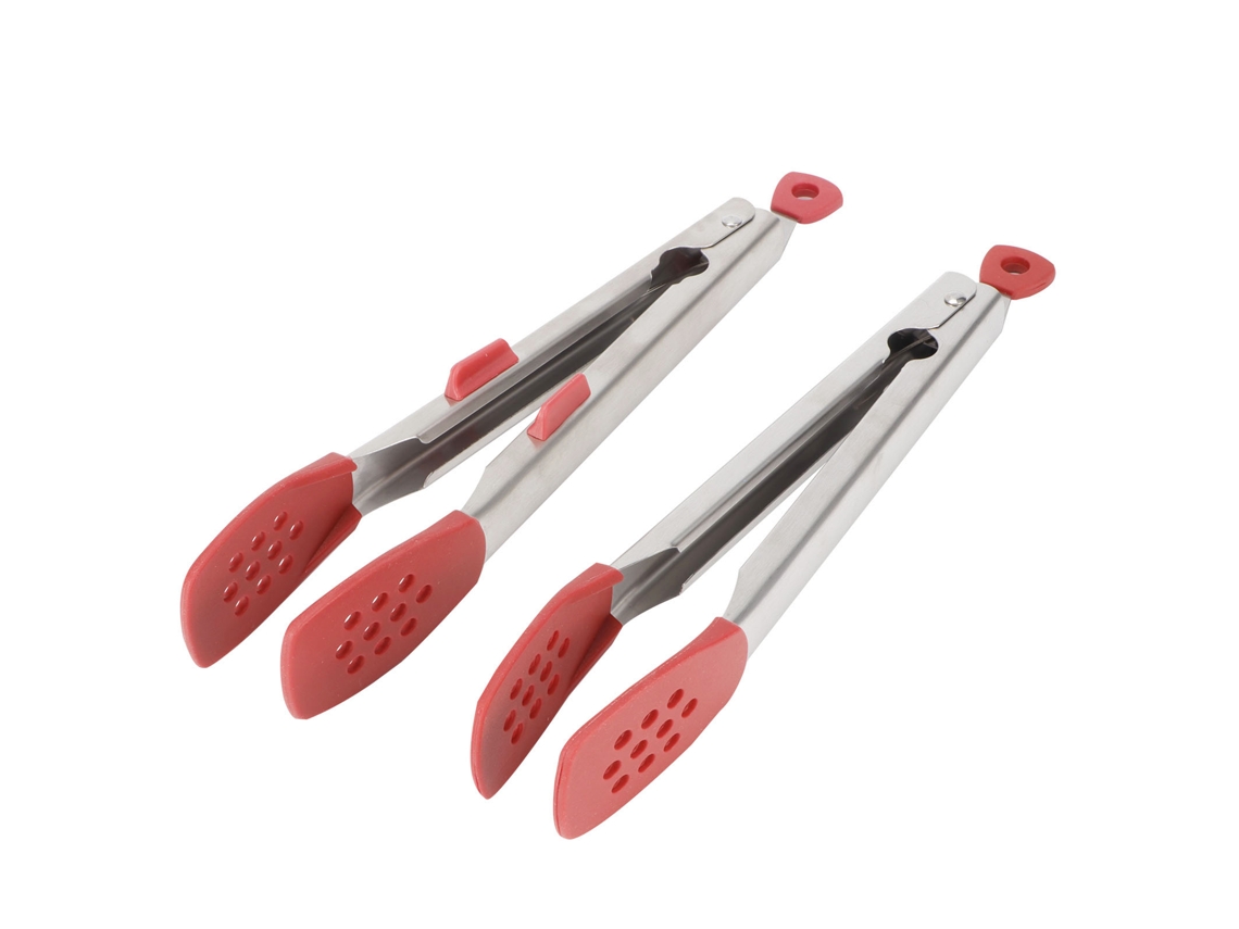 Pinzas de acero inoxidable para alimentos (sin marca)