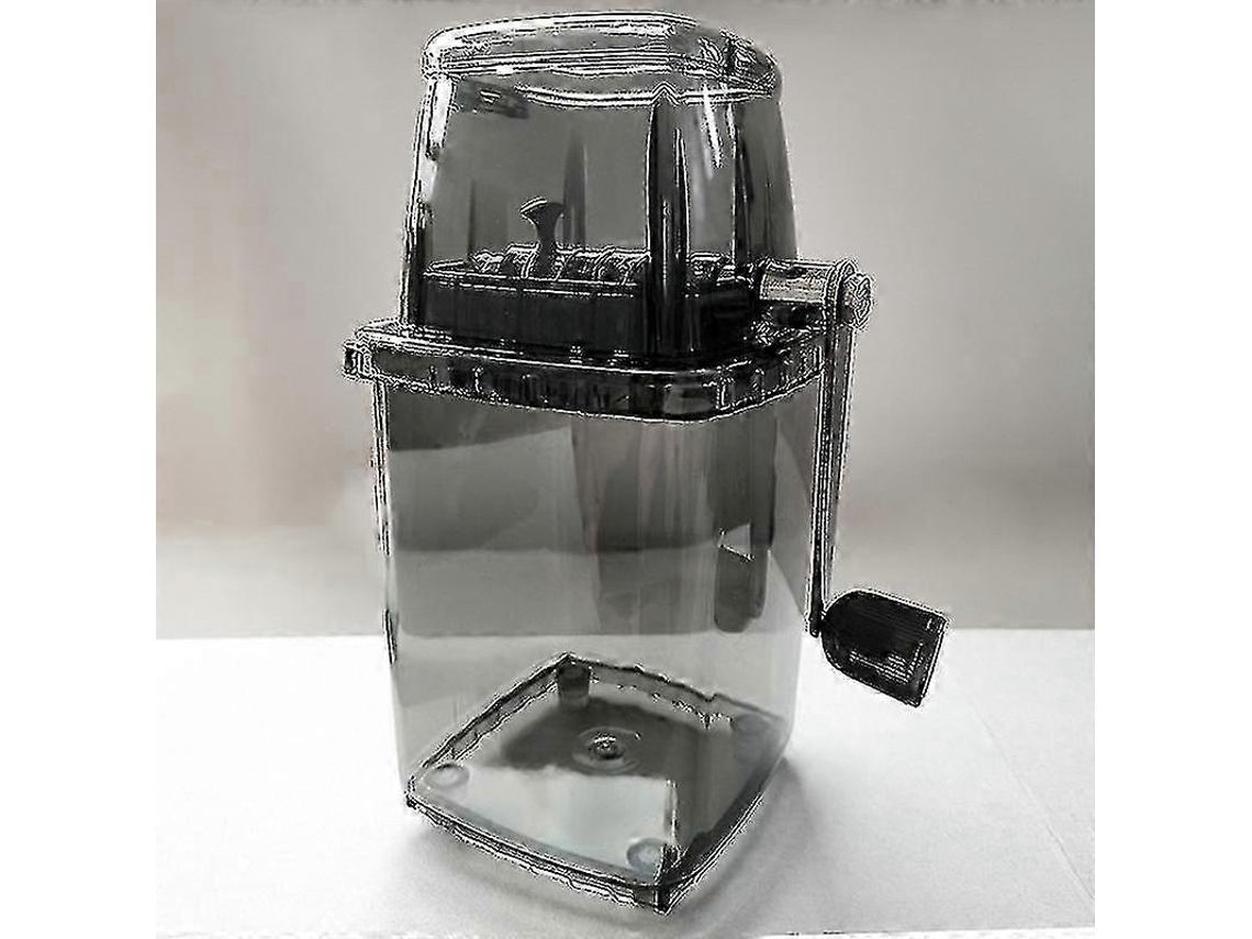 Mini trituradora de hielo portátil con manivela Rosewell con bandeja para bloques de hielo