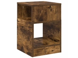 Mesa auxiliar de roble ahumado 30,5 x 30 x 45 cm MAISON EXCLUSIVE