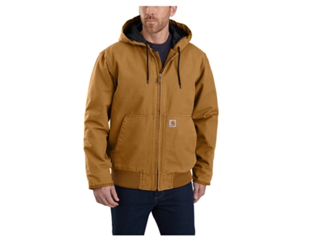Casacos CARHARTT Jaqueta Duck Active Castanho L