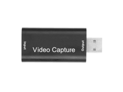 Adaptador De Tarjeta De Captura De Video Portátil Mini Hdmi Hd Usb 2.0 Negro Para Pc