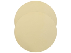 Placas Redondas De Latão Com 0,5 Mm De Espessura X 60 Mm De Diâmetro, Pacote Com 2 Unidades.