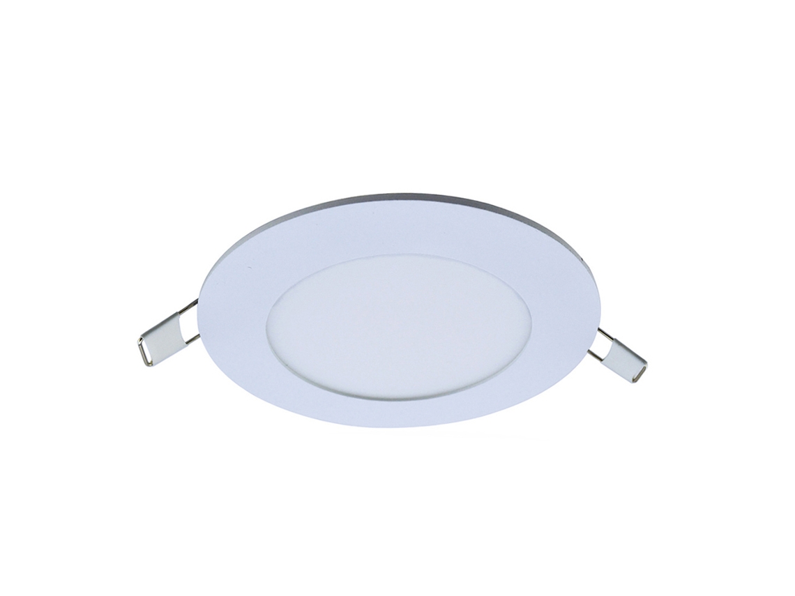 2026-lámpara De Techo Empotrada Ultra Delgada 6w Led Downlight Redonda Ac85-265v Para Dormitorio, Salón, Cafetería Y Decoración Hogar