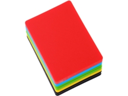 50 Tarjetas De Plástico Multicolor Imprimibles | Resistentes Al Agua