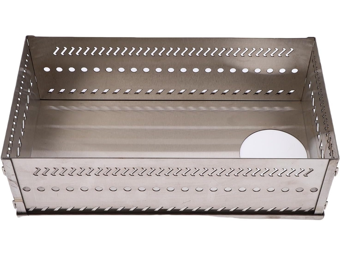 Soporte De Acero Inoxidable Para Piedras De Sauna: Cesta Portátil Y Versátil Para Quemar Carbón.