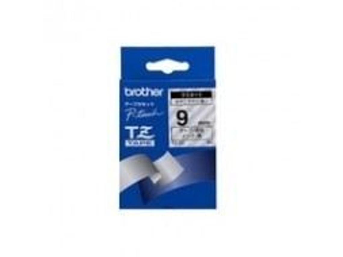Cinta laminada Office Tze132 352338 Ptouch 12 mm x 8 m roja/transparente Brother