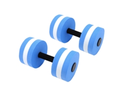 2 Mancuernas Flotantes De Eva Para Yoga, Ejercicio Y Fitness, Color Azul, Para Hombres, Mujeres Y Niños.