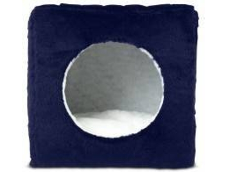 Cama para Perros y Gatos GAUTY Pelo (Blanco y Azul - 40 x 40 x 40 cm)
