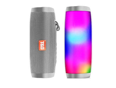 Altavoces portátiles Bluetooth Altavoz sin cable Altavoz Bluetooth Potente Alto Boombox Exterior Hifi Tf Radio Fm con luz LED