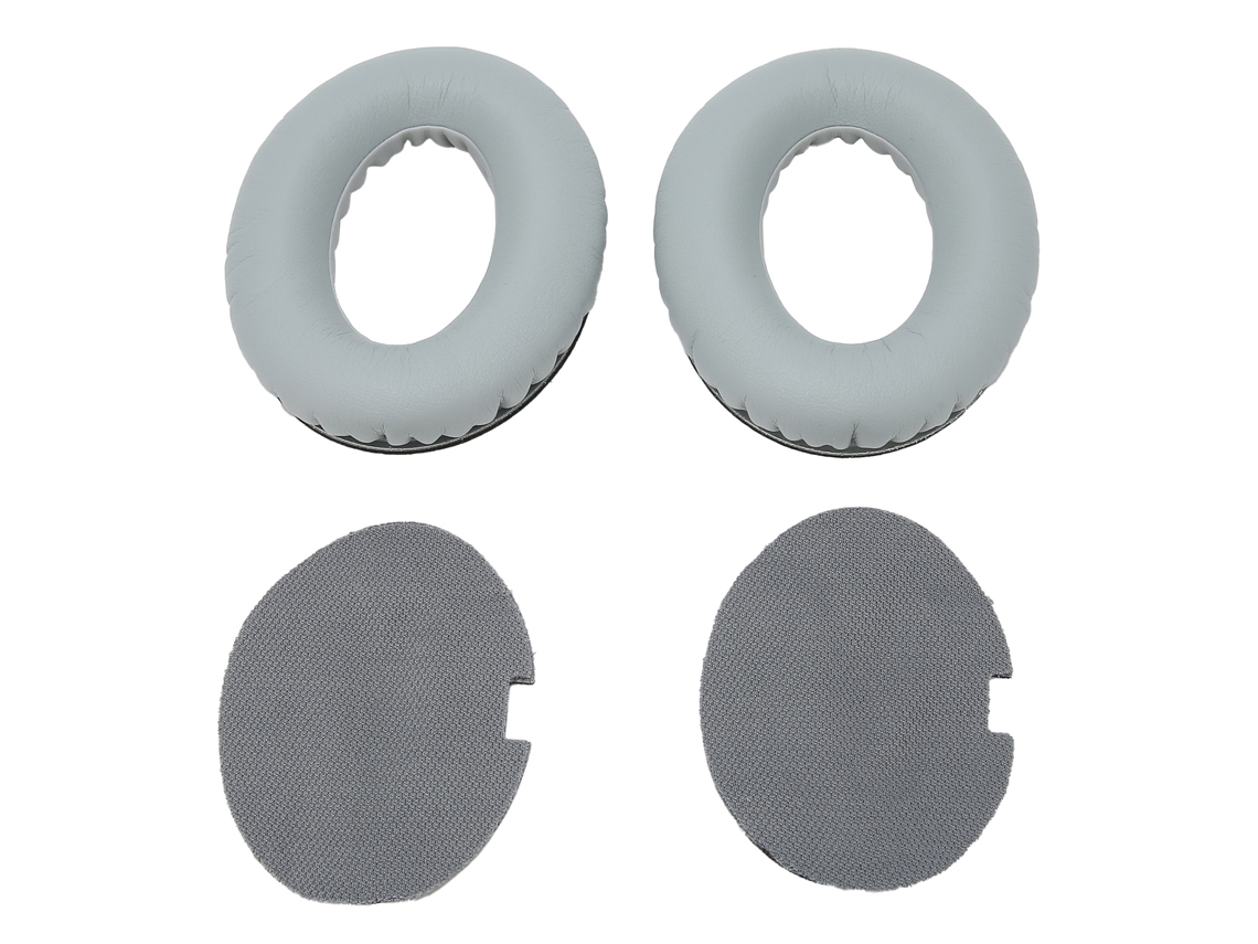 Almofadas Substituição Para Fones De Ouvido Qc2 Qc15 Ae2 Ae2w Ae2i Cinza Couro Artificial