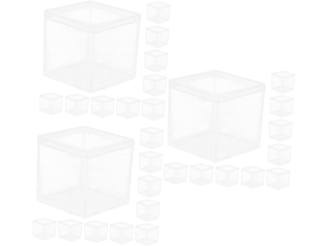Estuche Transparente Gran Cantidad Y Tamaño Pequeño Ideal Para Compartir Con Amigos O Familiares Fácil De