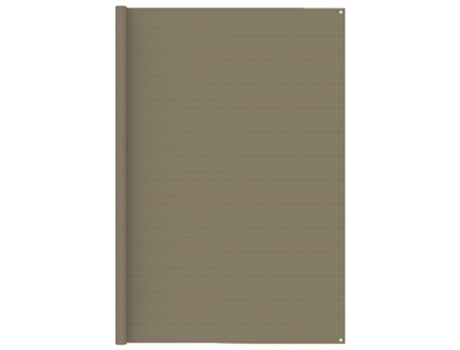 vidaXL Alfombra para tienda de campaña gris taupe 250x550 cm