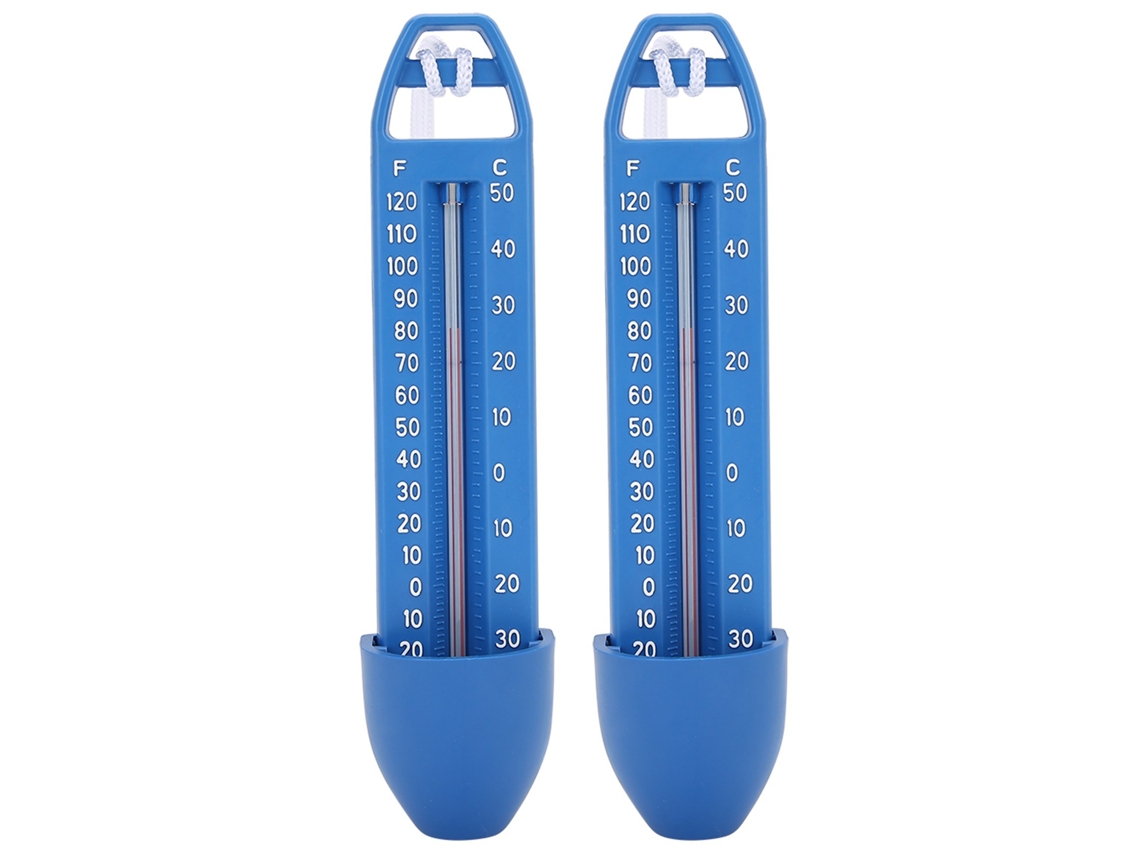 Juego De 2 Termómetros Flotantes Para Piscina, Spa Y Sauna, 16,5 X 3,7 Cm, 0-50 ℃ / -20-120 ℉