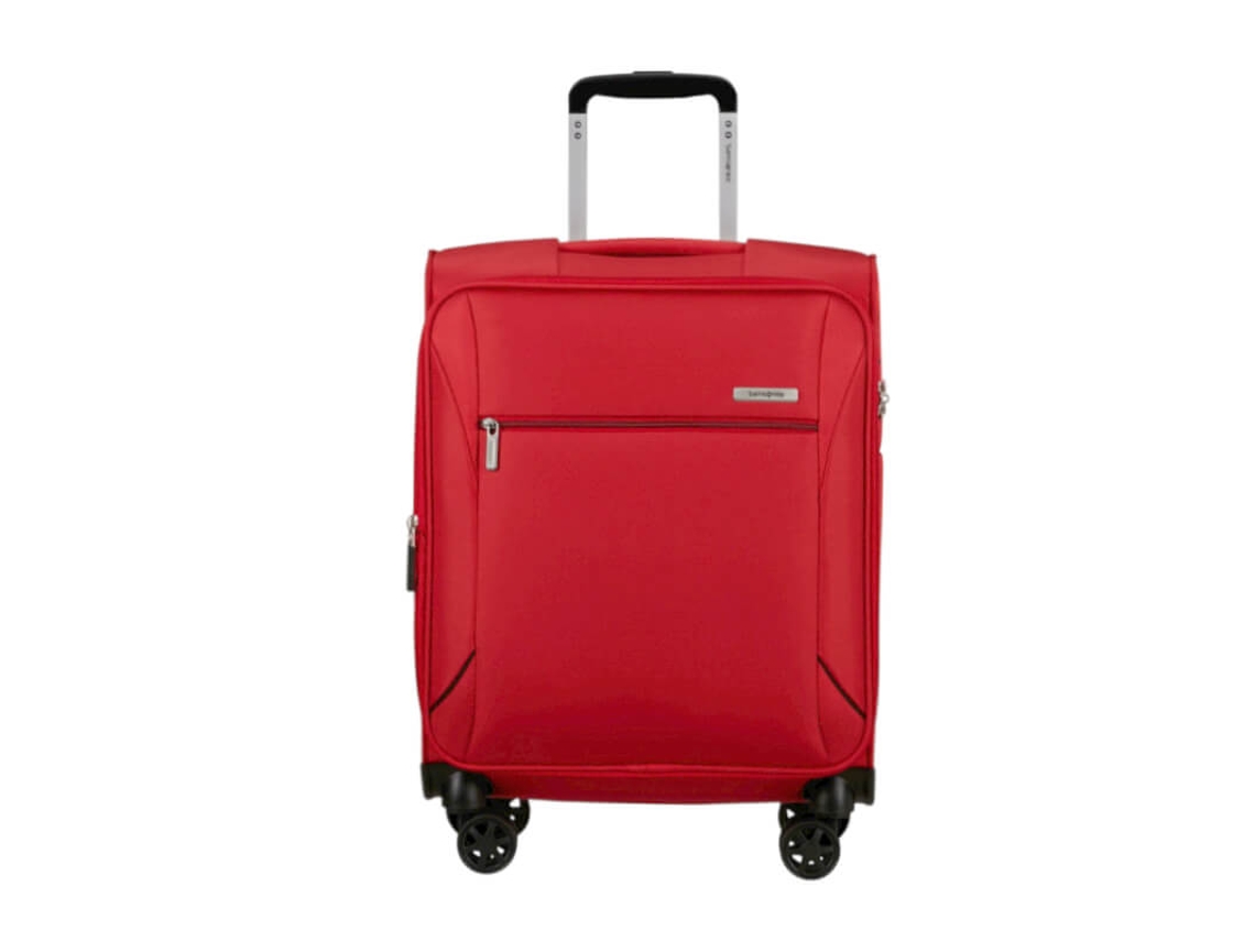 Maleta de cabina Samsonite de 55 cm, 4 ruedas, base expandible, color rojo Breeze