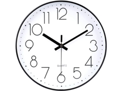 Reloj de pared 30 cm, moderno, silencioso, cuarzo a pilas Kofihety