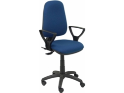 Silla de Escritorio Operativa PIQUERAS Y CRESPO Tarancón Azul Marino (Brazos fijos - Tejido)