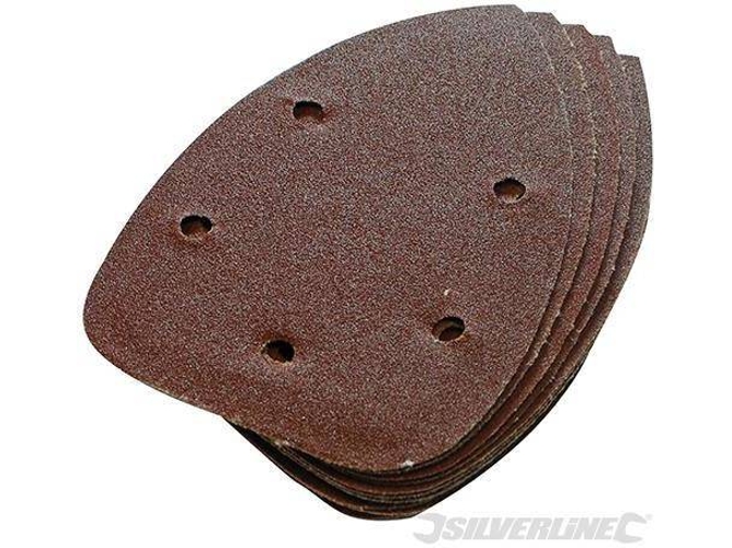 Conjunto de Hojas de Lija SILVERLINE 598542 - 10 piezas