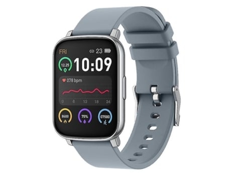 Reloj Inteligente Mujer Hombre 1 65 Pulgadas Reloj Inteligente Impermeable Ip68 Reloj Inteligente con Monitor de Ritmo CardíacoAzul AUJEZON