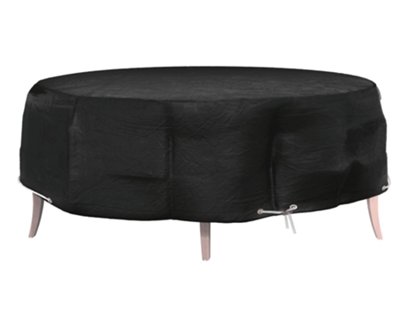 Funda Para Muebles De Jardín VIDAXL Negro Polietileno (Ø 188x50 cm)