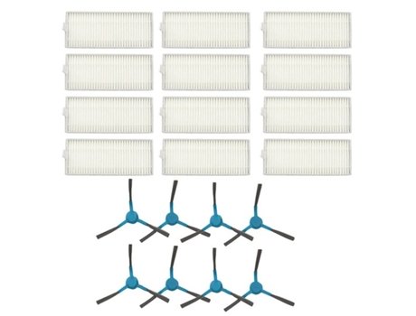 Filtros de Cepillo Lateral de repuesto para accesorios de Robot aspirador Conga 4090