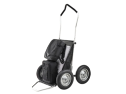 Carro de caza plegable resistente Succebuy, capacidad de carga de 227 kg, 4 ruedas